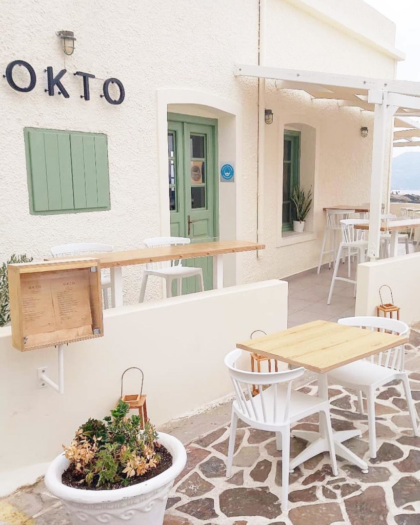 OKTO Milos where to eat in Milos