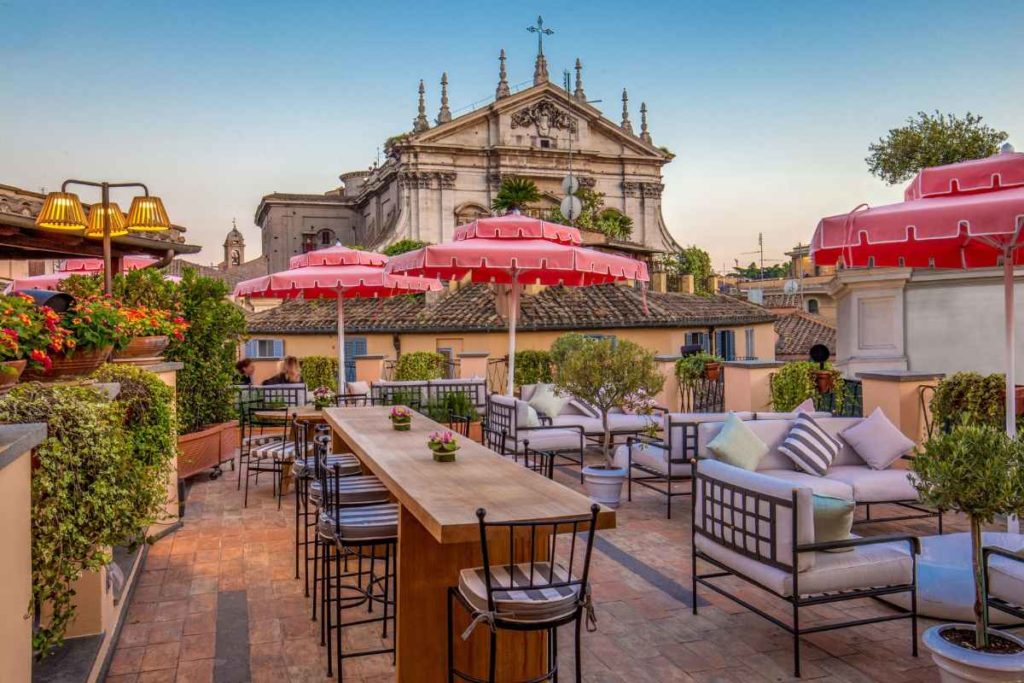 Rooftop bar rome